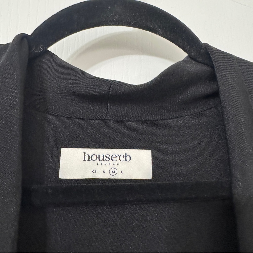 House of CB Black Plunge Maxi Dress - Picture 10 of 11